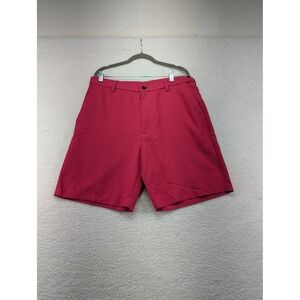 Chaps Golf 78 Men's Size 34 Pink‎ Flat Front Golf Shorts